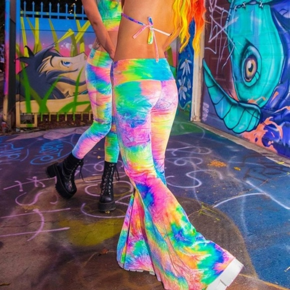 Little Black Diamond Bell Bottoms, Matching J. Valentine Crop